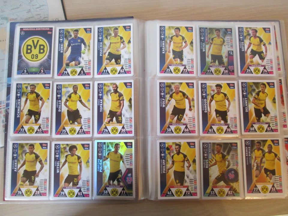 Topps Match Attax Champions League 2018 2019 Mappe Sammlerzustand in Jettingen