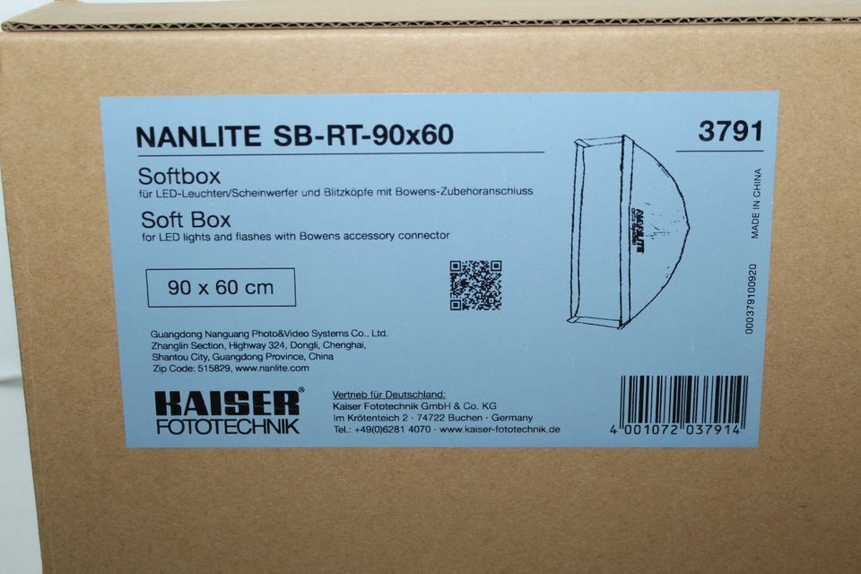 Nanlite FS-150 Studio Scheinwerfer Tageslicht + Stativ + Softbox in Mörfelden-Walldorf