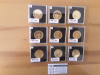 9 x 2 € Gedenkmünzen 2006 mit 24-Karat-Vergoldung (242) Nordrhein-Westfalen - Düren Vorschau