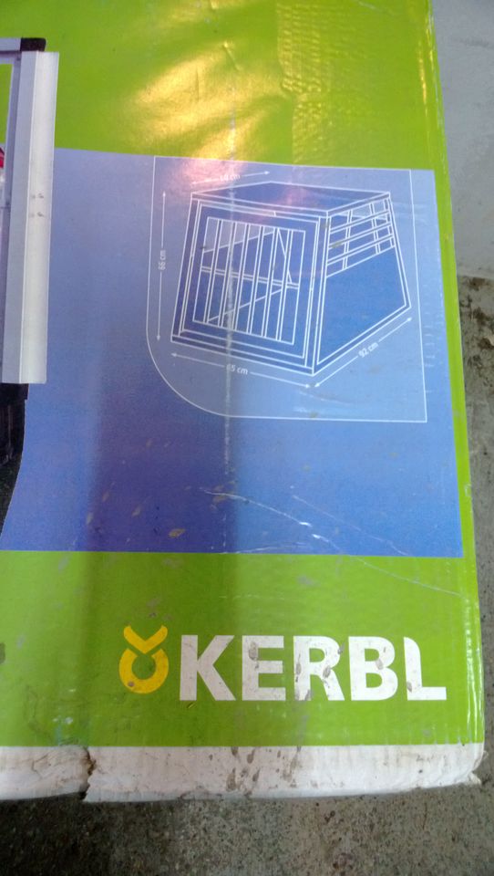 "KERBL" ALU-TRANSPORT-BOX FÜR GROSSE HUNDE - NEU in Crawinkel