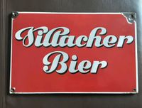 Schönes originales Emailschild Villacher Bier Bayern - Landshut Vorschau