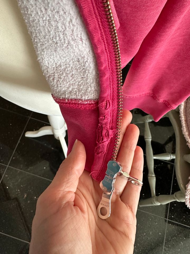 GANT Sweatjacke Hoodie Sweat Jacke pink meliert Gr. S in Husum