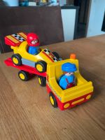 Playmobil 1-2-3 Rennauto mit Transporter Bayern - Ihrlerstein Vorschau