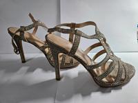 Catwalk High Heels Gold Glitzer Bayern - Oberkotzau Vorschau