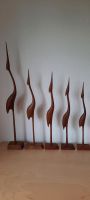 True Vintage 5 x  Kranich Teak 50er 60er 64 cm hoch Schleswig-Holstein - Bargteheide Vorschau