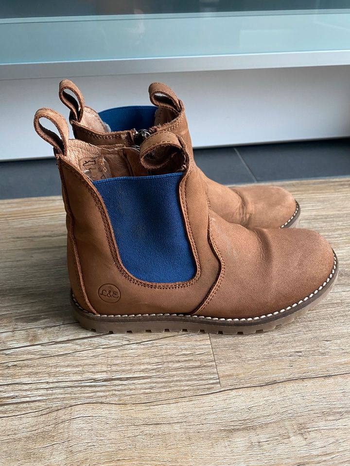 CHELSEA BOOT Lotta & Emil Herbst/ Winter cognac blau Gr. 30 in Felsberg