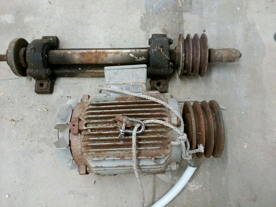 Elektromotor mit Kreissägewelle in Stade