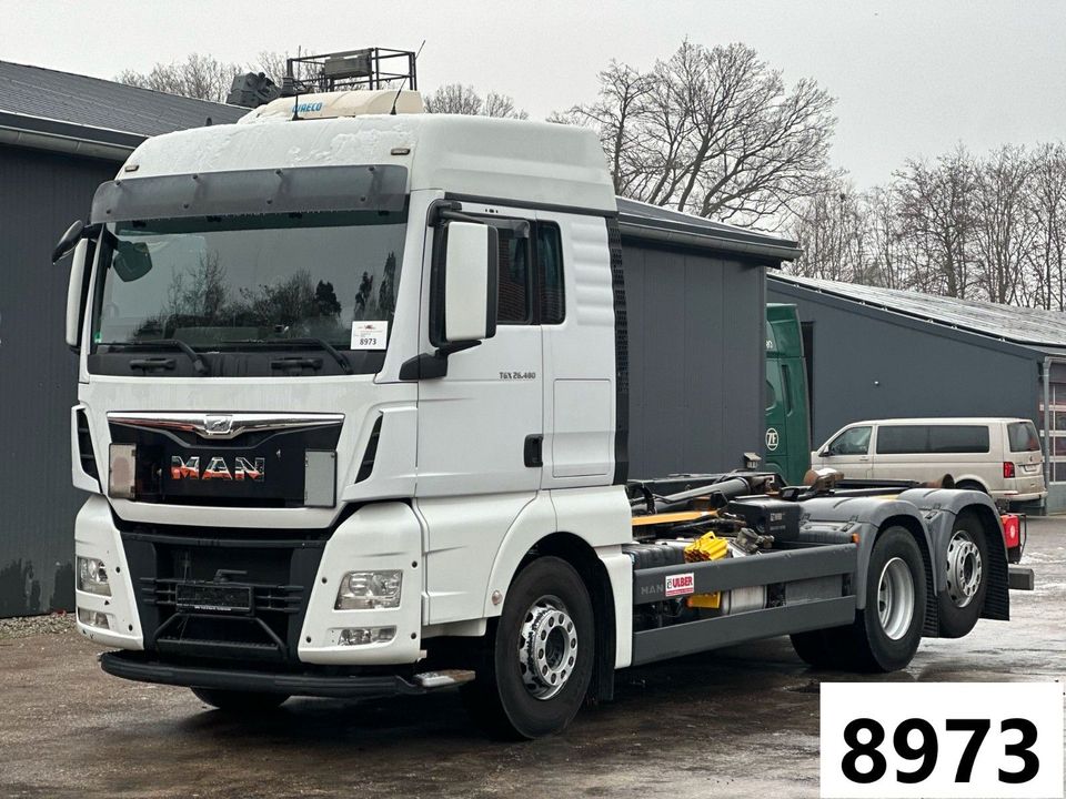 MAN TGX 26.480 6x2  Euro6 HIAB-Abrollkipper in Legden