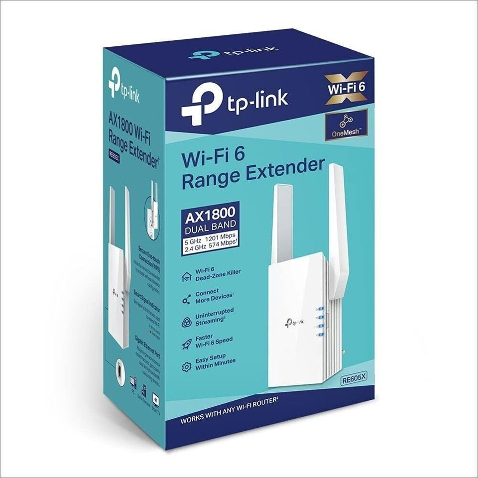 TP-Link Repeater RE605X AX1800 Wi-Fi 6 Range Extender Dualband Ve in Essen