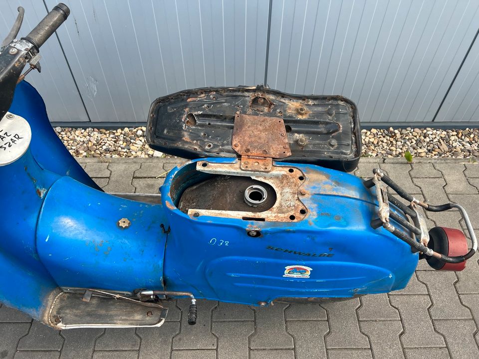 Simson Schwalbe KR51/2 KR51 2 STARTET 1983 Moped Mofa Roller D38 in Osterweddingen