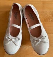 ❤️ Indigo Ballerinas Schuhe Kommunion Hochzeit weiß 37 Top Bayern - Untermeitingen Vorschau