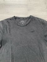 Hollister T-Shirt weiß S Herren Curved Hem Tee Used Look Bayern - Haßfurt Vorschau