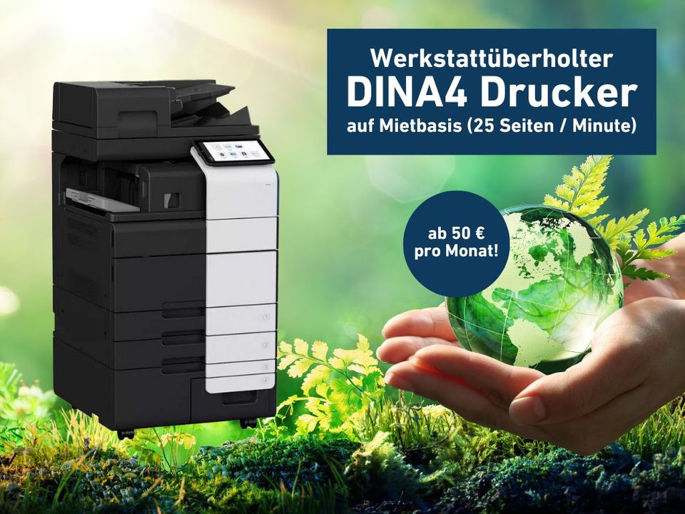 Gebrauchte, werkstattüberholte DIN A4 Drucker auf Mietbasis – günstig und nachhaltig mieten! Ab 25 Seiten pro Minute für nur 50 € monatlich. in Achern