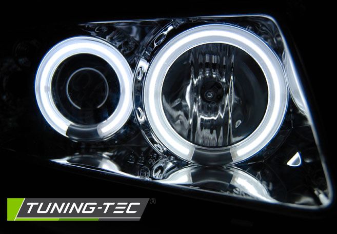 CCFL Angel Eyes Scheinwerfer chrom für Audi A3 8L BJ 96 - 00 in Calden