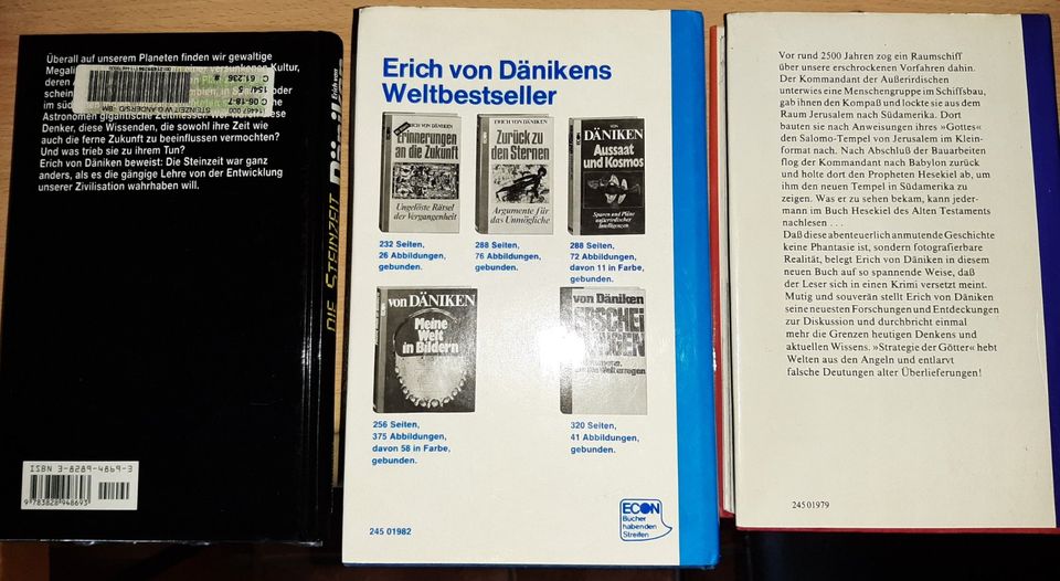 3 Bücher Erich von Däniken in Geiselbach