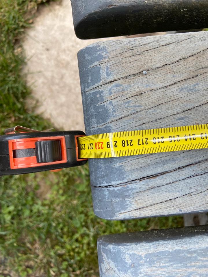 Zu verschenken Gartenbank Holz / Metall in Köln Porz kleinanzeigen.de