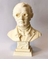 Schubert Büste aus Alabastergips Statue Deko Komponist 12cm Leipzig - Schönefeld-Abtnaundorf Vorschau