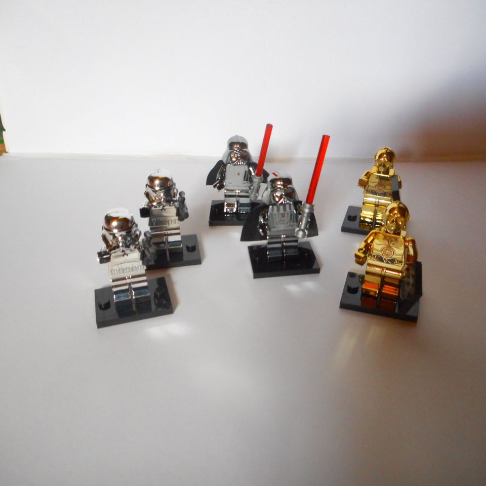 Star Wars Minifiguren galvanisieren/verchromt NEU in Erlangen