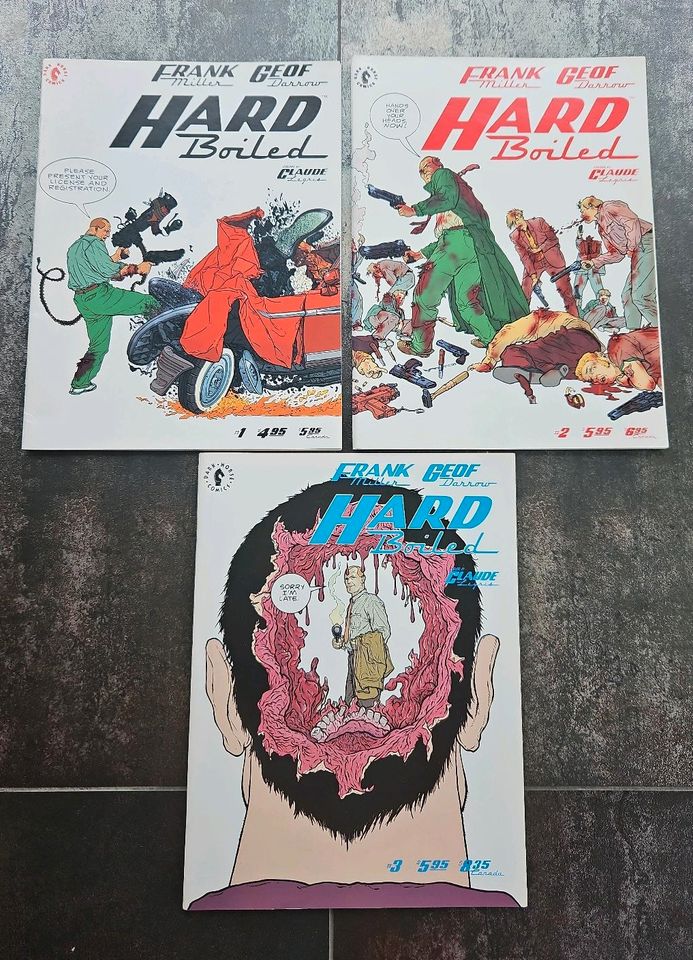 Comic Hard Boiled #1 - 3 Frank Miller 1990 in Münsing