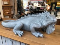 XL Leguan Echse Figur Skulptur Silber Deko für Inn-Outdoor Garten Bremen - Neustadt Vorschau