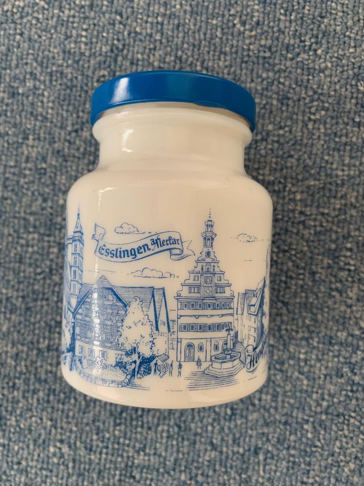 Senfglas, Senftopf  Hengstenberg I Esslingen am Neckar I Vintage in Bad König