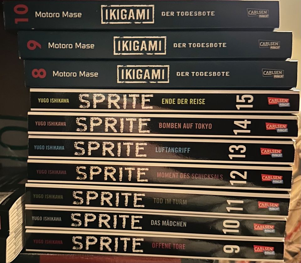 manga sprite 9 10 11 12 13 14 15 / ikigami der todesbote 8 9 10 in Vorpommern-Rügen - Landkreis