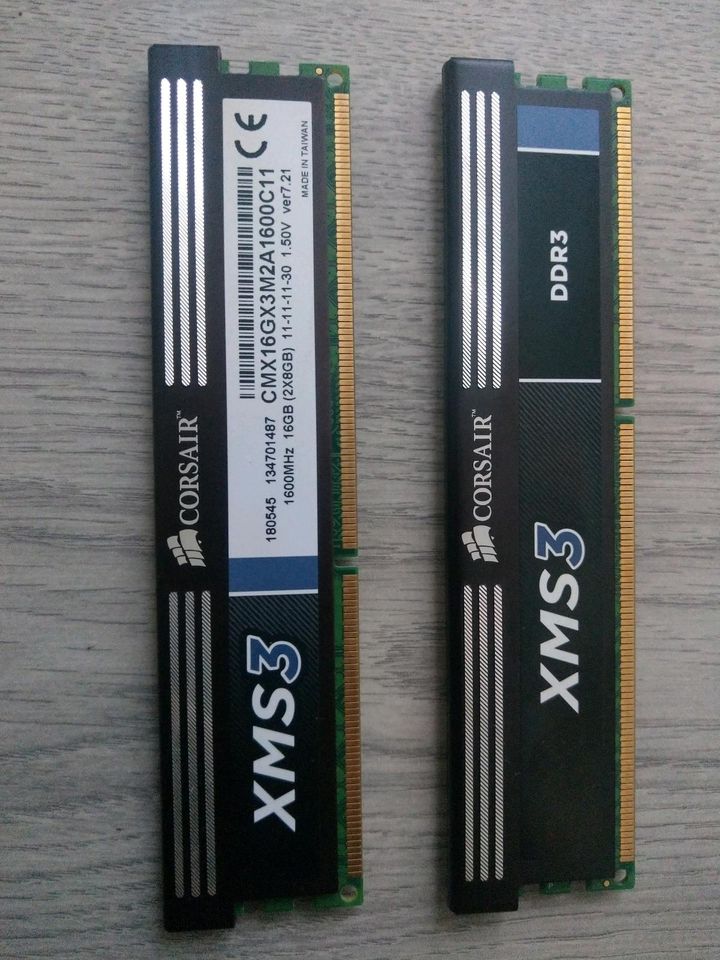 Ramspeicher Corsair xms3 2x8GB in Berlin