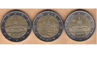 Gedenkmünzen Deutschland 2 Euro x 3: 2x2018, 1x2010 für Sammler. Niedersachsen - Laatzen Vorschau