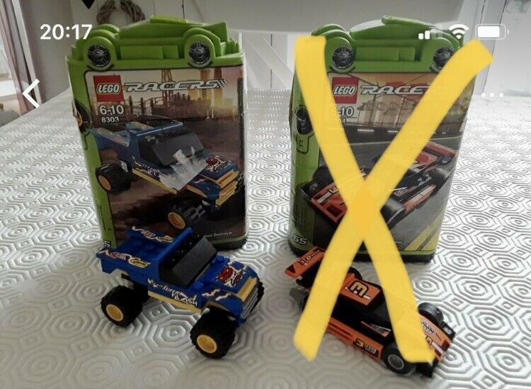 Lego 8303 Racers in Rader Insel