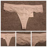 JANINA String Tanga Slip Gr. L Weiß Steinchen NEU Blumenmuster Bayern - Velden Vorschau