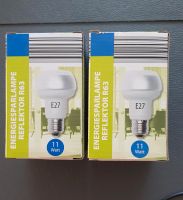 2 Energiesparlampen Reflektor R63, 11 Watt, E 27, NEU OVP Saarland - Ottweiler Vorschau