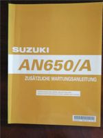 zusätzliche Wartungsanleitung Suzuki AN650/A 52 Seiten Modell K7 Nordrhein-Westfalen - Enger Vorschau