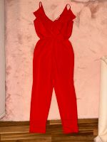 Schöner roter H&M Jumpsuit Playsuit Größe S Overall Top Zustand Nordrhein-Westfalen - Leverkusen Vorschau