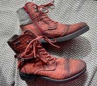 Neuwertige Bugatti Stiefel rot, Gr. 38 Nordrhein-Westfalen - Witten Vorschau