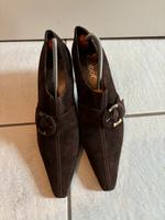 Gabor Ankle Boots kurz grau/braun Bayern - Wassertrüdingen Vorschau