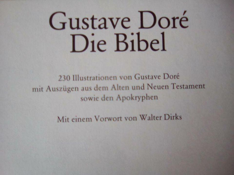 Gustave Doré: Die Bibel, 1978, Ebeling Verlag in Rheinböllen