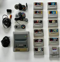 Super Nintendo (SNES) Konsole inkl. 12 Spielen & Zubehör Baden-Württemberg - Schorndorf Vorschau
