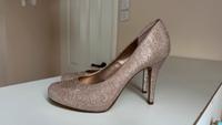 Catwalk Pumps High Heels Gr. 40 Rosé Glitzer Bayern - Priesendorf Vorschau