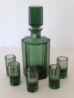 Moser Karlsbad Glas Karaffe 5 Gläser - Rudolf Eschler - Art Deco Bayern - Augsburg Vorschau