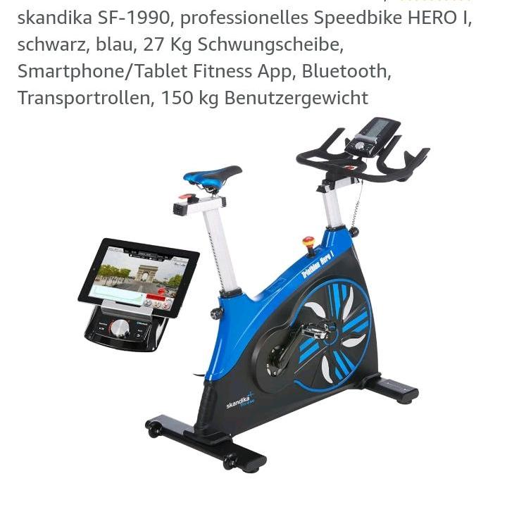 Hometrainer Speedbike Skandika SF-1990 Triathlon Hero1 Display in Dresden