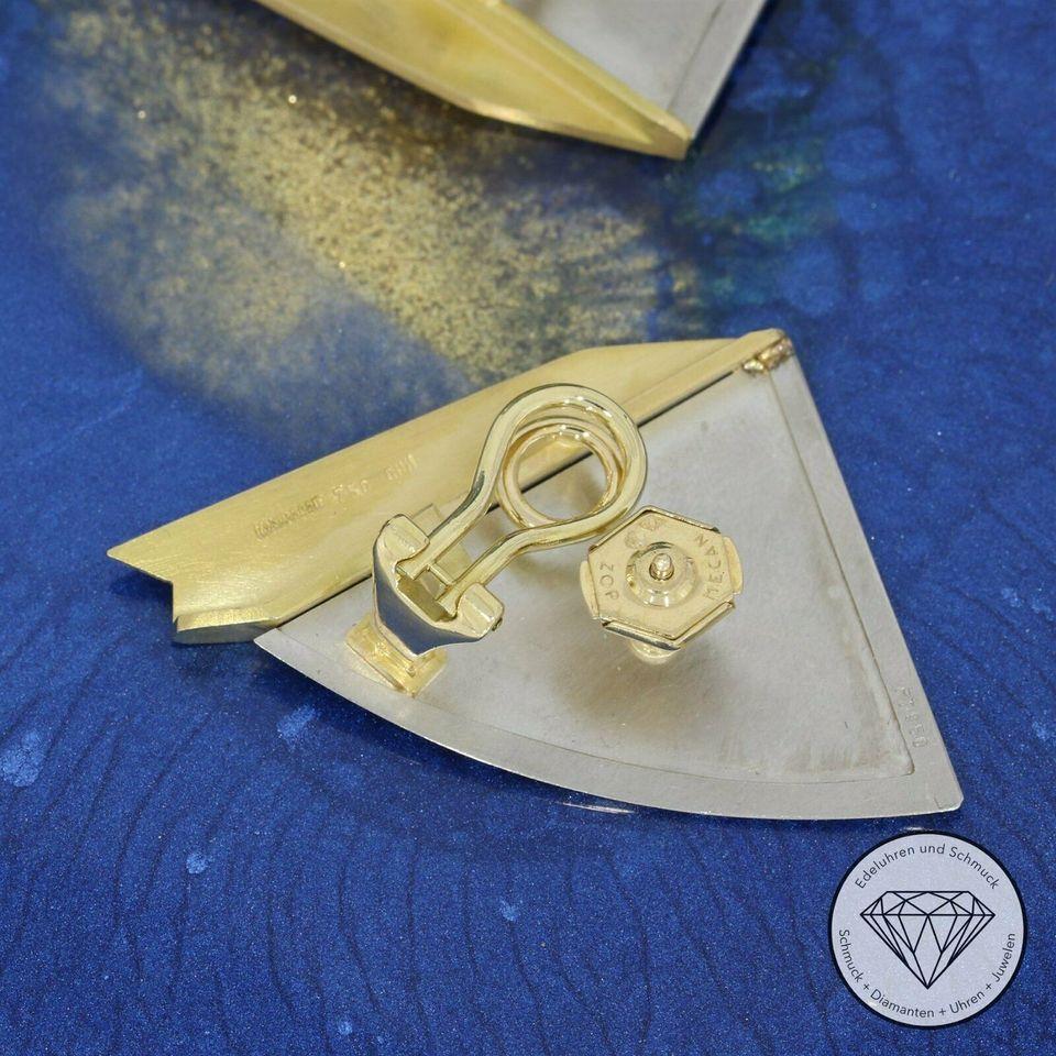 WERT 4.600,- DESINGER PLATIN OHRSTECKER 18KT GOLD XXYY 154500 in Duisburg