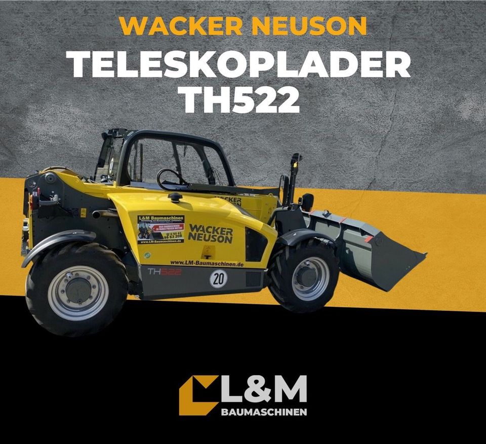 Teleskoplader Wacker Neuson TH522 mieten Radlader Vermietung in Springe