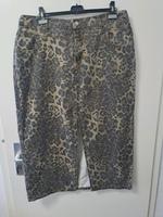 Jeans Maxirock mit Leoprint Nordrhein-Westfalen - Recklinghausen Vorschau