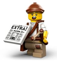 Lego Minifiguren Serie 24 - Zeitungsjunge Nordrhein-Westfalen - Much Vorschau