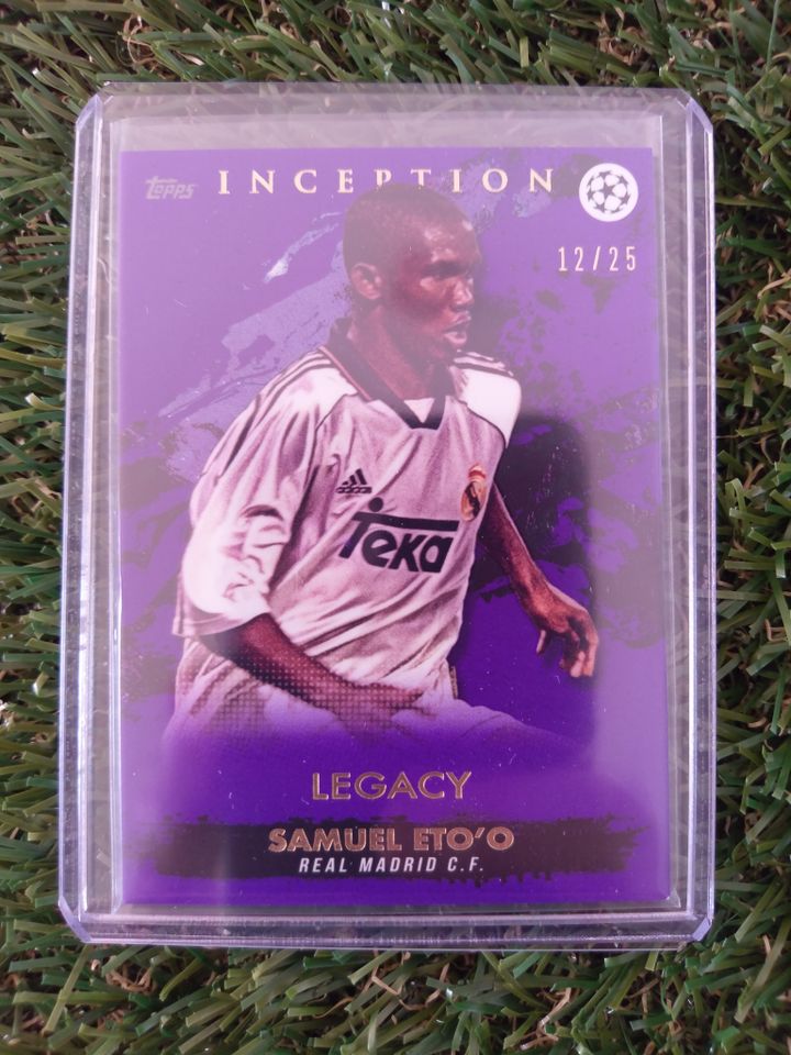 Samuel Eto'o Legacy /25 Topps Inception UEFA CL 2020-21 Messi in Weikersheim