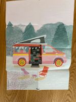 Poster Camper Bulli T5 Camping Bild Motiv A2 Nordrhein-Westfalen - Menden Vorschau