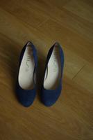 UNISA. Pumps, Velourleder, blau, Größe 38 Baden-Württemberg - Karlsruhe Vorschau
