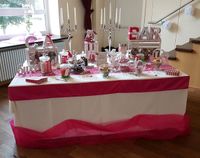 Candybar Hochzeit Trauung Feier handmade pink/ weiß Saarland - Überherrn Vorschau