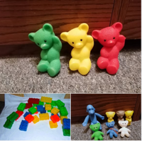 DDR Babyspielzeug  Teddys  Bausteine Sachsen - Freital Vorschau