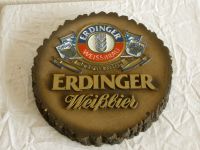 Erdinger Weißbier Hartplaste Reklameschild Sachsen-Anhalt - Lutherstadt Wittenberg Vorschau